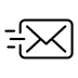 Verstuur email icoon